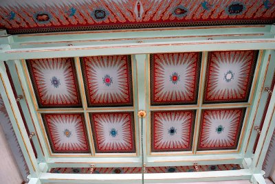 Ceiling of the pavilion