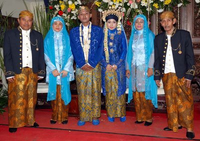 Indonesian wedding reception