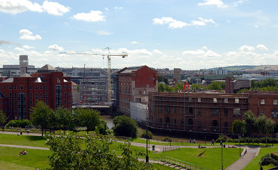 Bristol - the old Courage Brewery now being developed into flats and offices