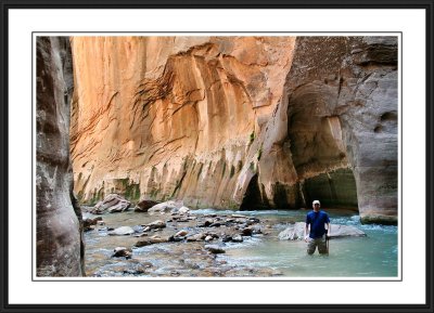 Photo of me in the Zion Narrows