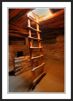 Kiva Ladder in Spruce Tree House