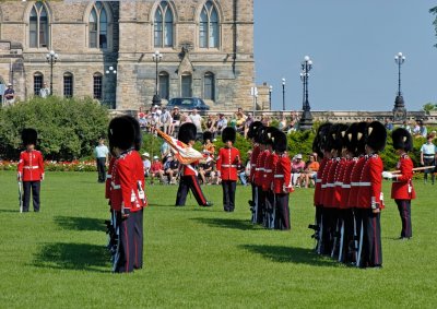 Changing the guard parade