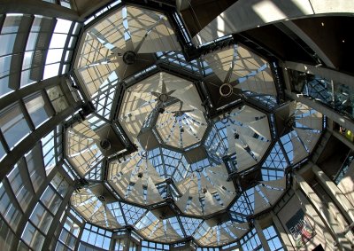 Art museum glass roof