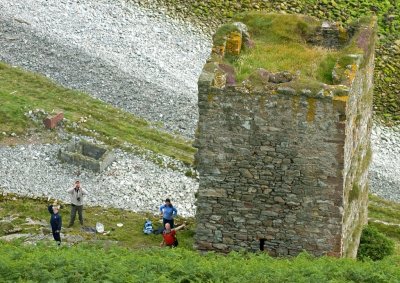 The castle receives visitors