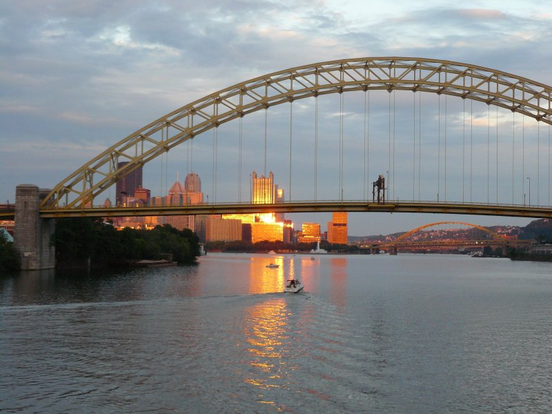 Skyline Behind the West End Bridge