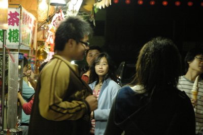 Going to Peikang temples on Chinese New Year's Eve, 2007