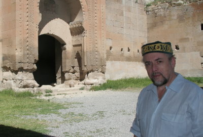 Outside an ancient Inn along the Silk Road
