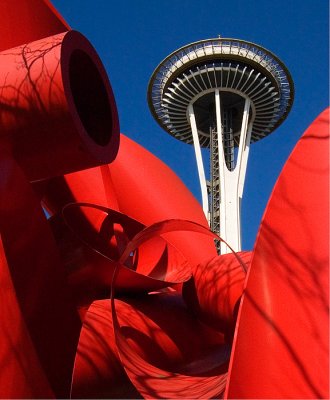 Space Needle & Sculpture