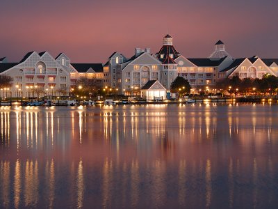 View of Beach Club Resort at Dawn