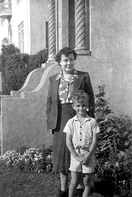 Grandma Ury and Chris, 1944