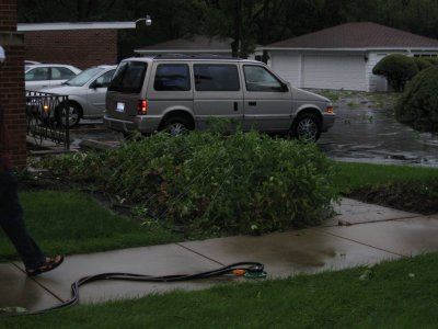 Storm Hits Redemptorist House Chicago 23rd August