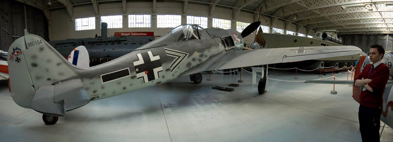 FW190 Panorama, Duxford, UK