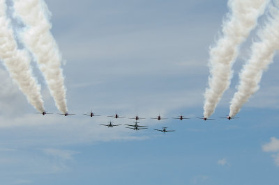 Red Arrows & BBMF Spitfires and Hurricane