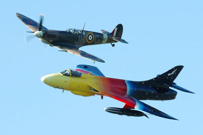 Hunter  and Spitfire