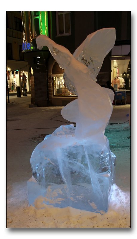 Ice sculpture from stersund