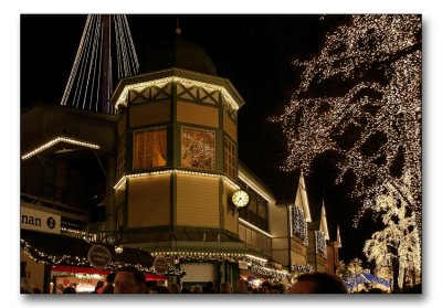 Liseberg at night