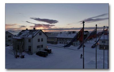 Vadsø - View from the hotell window