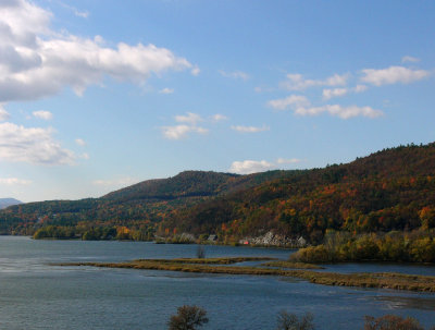 Adirondacks and Lake Champlain, from Ft. Ticonderoga