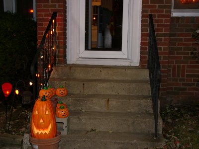 All lit up