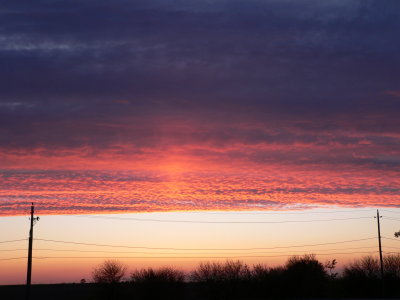 NE Iowa sunset