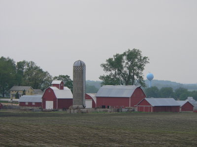 Big red barns