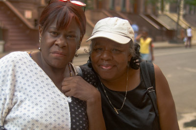 Doris, Who Wants it Known She Has Lupus, and Friend - Harlem