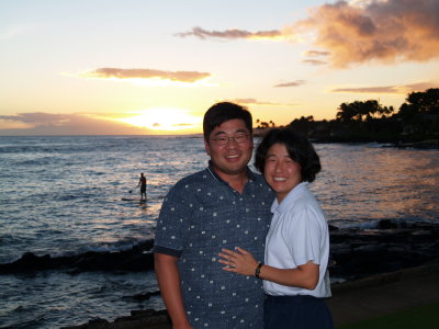 Bennett and Helen at The Beach House