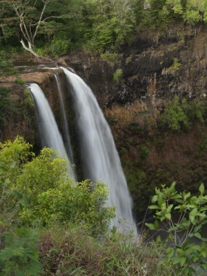 Wailua Falls with the shutter trick