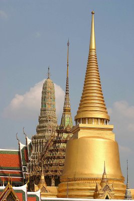 Temple Spires-Bangkok