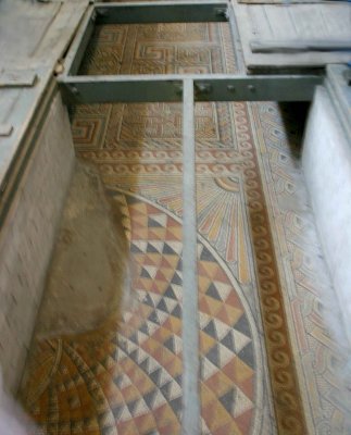 Part Of Origial Floor Church of the Nativity-Bethlehem