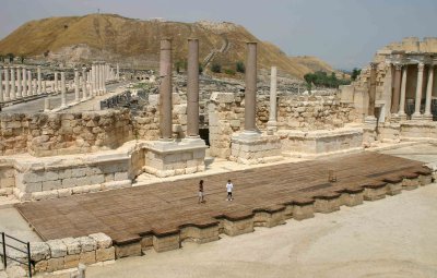 Amphitheater Stage-Checking Acoustics