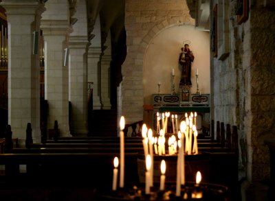 Memorial Candles Church Of The Nativity-Bethlehem
