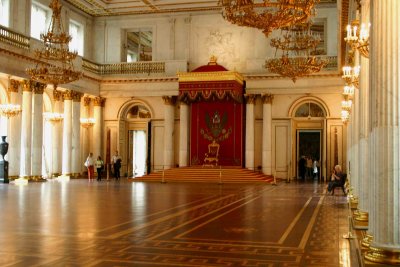Hermitage Throne Room-St Petersburg