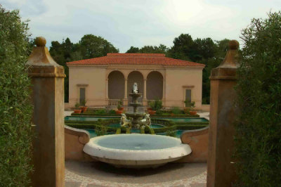 Section of Italian garden in Hamilton Gardens