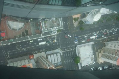 View through the glass