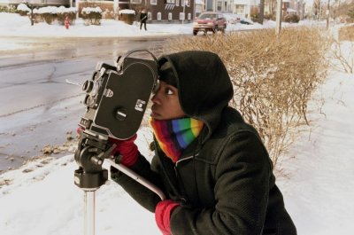 Dani with Bolex