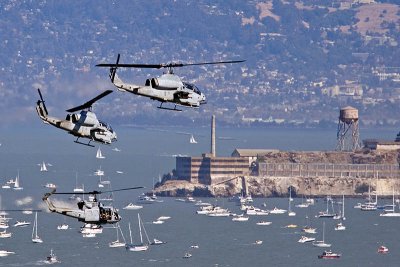 Blue Angels over SF Bay