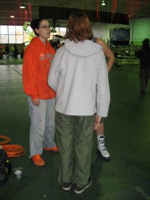 Name that burner! Who is that with their back to us?