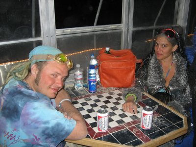 yonderboy & soraya on the space bus