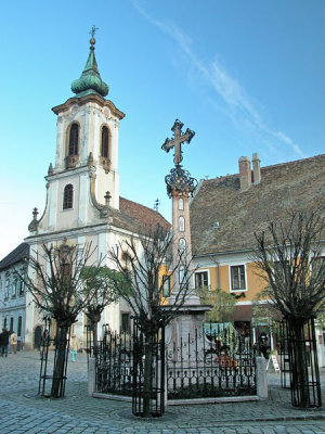 Memorial Cross and Blagoventenska Church at Main Square (F Tr)
