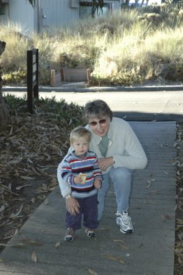 Will and Nana at the Beach House