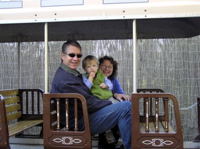 Zoo Train with Grandad and Gran J