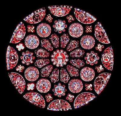 Rose window, Chartres Cathedral, France