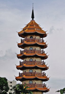Chinese pagoda, close up