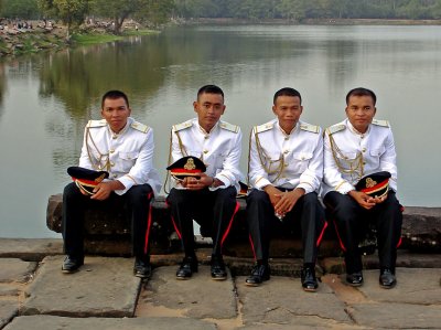 Cadets resting