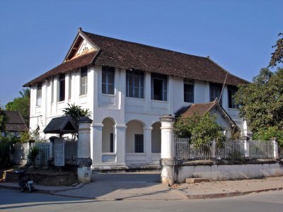 Old colonial house, now a bank
