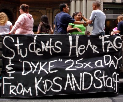 Students hear fag...