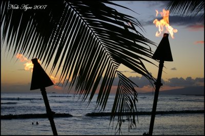 Twilight in Waikiki