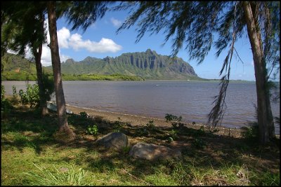 Secluded beach