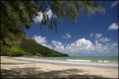 Secluded beach